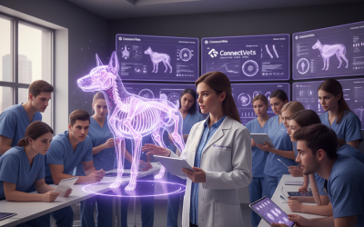 Inteligência Artificial na Educação Veterinária e Simulações Clínicas